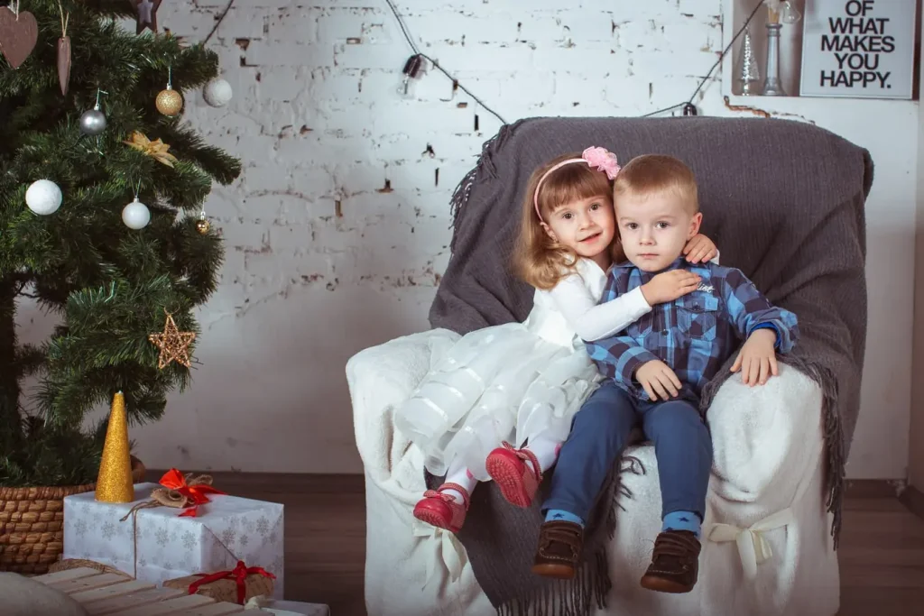 дитяча новорічна фотосесія львів, фотостудія львів, новорічні локації, сімейна новорічна фотосесія львів.