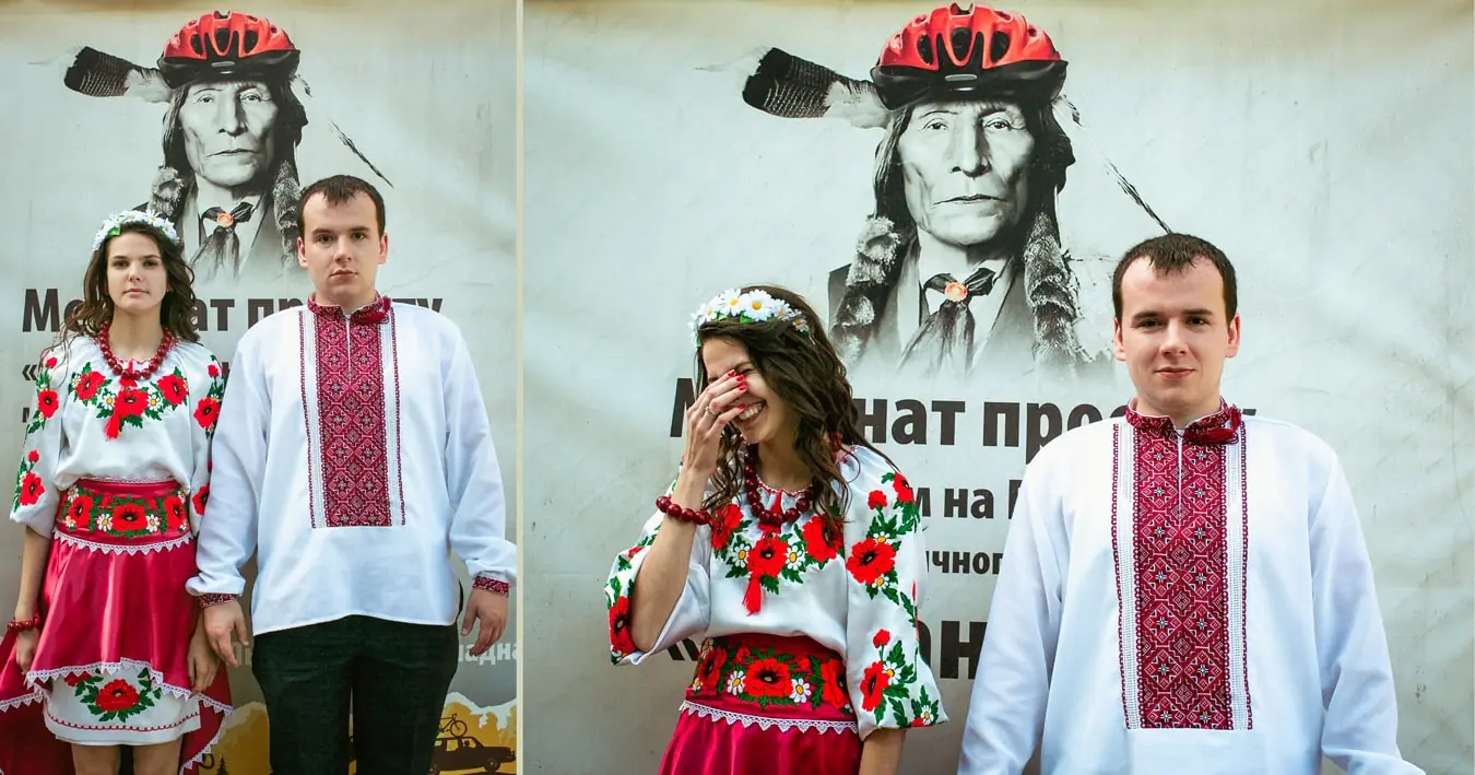 фотосесія Львів, послуги фотографа, пара у вишиванках, ціна, професійна зйомка, відеозйомка весілля Львів, емоційний портрет